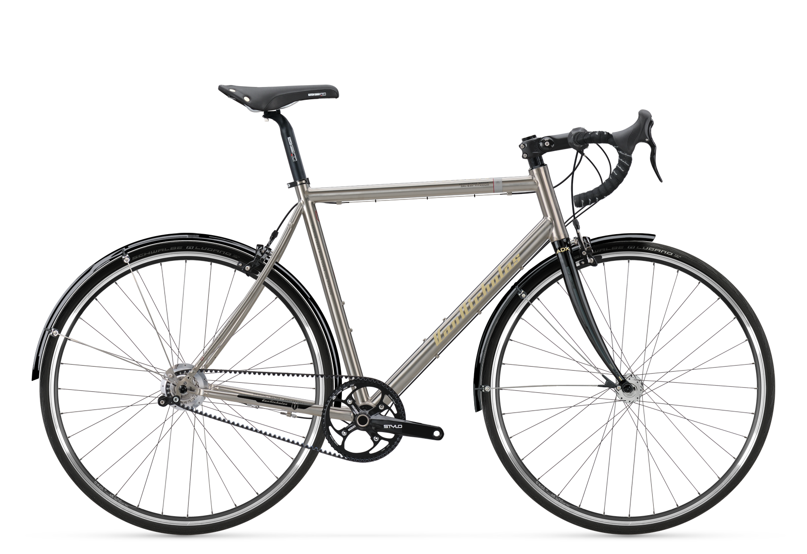 Titanium belt hot sale drive bike